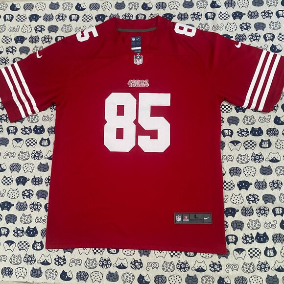 Nike George Kittle San Francisco 49ers No. 85 Red Jersey - Picture 1 of 6